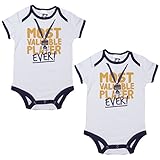 ( Pack of 2 ) East Carolina Pirates NCAA幼児Footballワンピースロンパース ホワイト