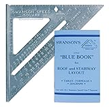 Swanson Tool T0101 スピード スクエア ブルー レイアウト ブック 付き