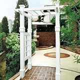 ガーデンアーチ ホワイト パーゴラ 樹脂製