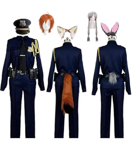 【専用ページ】ぬこ様 ジュディ警官衣装（Mサイズ）耳＋しっぽセット Amazon.co.jp: longmucos ズートピア ジュディ 警察制服