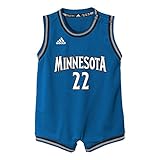 NBA Infant Minnesota Timberwolves WigginsレプリカRoad Onesie ブルー