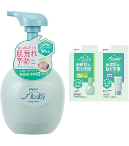 Amazon.co.jp: PIGEON ピジョン フィルベビー全身泡ソープ 460ml