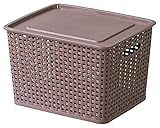 東谷 AZUMAYA  アミー ボックス M W36×D30×H22cm ブラウン