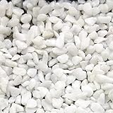 天然石 砕石砂利 1-2cm 100kg クリスタルホワイト (ガーデニングに最適 白色砂利）