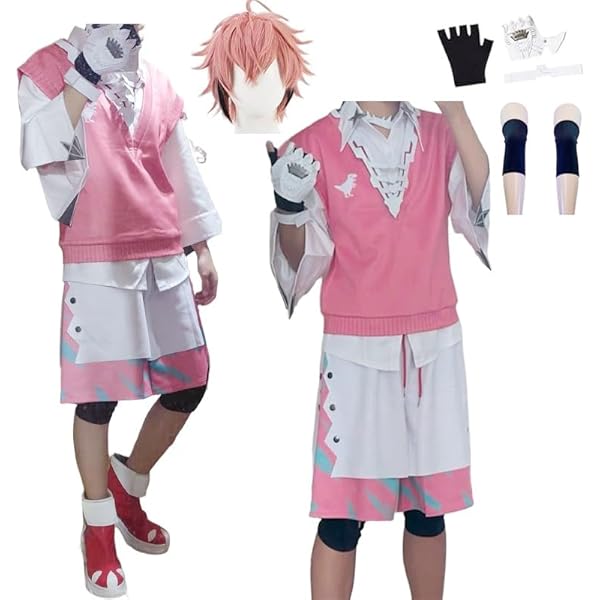 Amazon.co.jp: 赤城ウェン コスプレ 衣装 変身前 あかぎうぇん VTuber