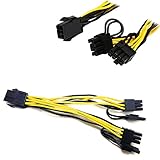 PCI-E 6ピン/ 2x 6 + 2ピン（6ピン/ 8ピン）パワースプリッタケーブルPCIE PCI Express