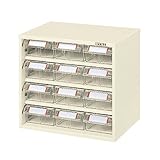 サカエ 保管庫 ピックケース アイボリー色 300×223×H270mm L4-12