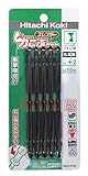 日立工機 トーションビット 力こぶ スレンダー No.2 全長110mm 六角軸二面幅6.35mm 5本入 インパクトドライバー用 0033-5702