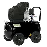 50Lコンプレッサー (ブラック) 3馬力(2.2kW) メスカプラ付き-コンプレッサー横５０Ｌ黒-