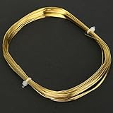 15M X 0.5Mm Brass Round Wire For Diy Craft Beading Sculpting (Usa)