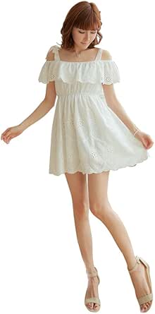 Amazon Co Jp 品 春ワンピース 可愛い ロング丈 白ワンピース ロング丈 春夏 レディース 大きいサイズ 大人 お呼ばれ 謝恩会 春 ワンピース 白 ワンピ 夏ワンピ 服 ファッション小物