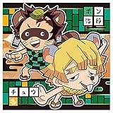 鬼滅の刃 ディフォルメシールウエハース 其ノ四 [2.ポン治郎＆チュウ逸 (ノーマル)](単品)※カードのみです。お菓子及びパッケージは付属しません。