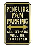 Penguinsファンスチール駐車場サイン