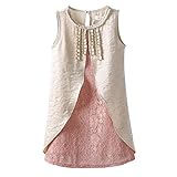 Pettigirl女の子袖なしワンピース 子供ドレス 130-140cm [並行輸入品]