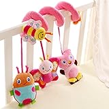 ベビーベッドハンギング　人形　昆虫　超かわいい　ベビーキッズベアー装飾おもちゃ　柔らか　安全　カラフル　音楽