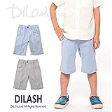 (ディラッシュ) DILASH盛夏'16/センタープレスストレッチコードレーンストライプハーフパンツ 110 グレー