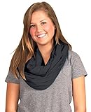 Luxi Nursing Infinity Scarf - Uptown Black by Leachco [並行輸入品]