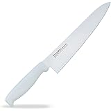 藤寅工業 藤次郎作 Tojiro Color モリブデンバナジウム鋼 牛刀庖丁 210mm ホワイト F-126W