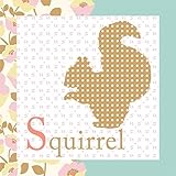 Oopsy Daisy Sweet Squirrel Wall Art, 18 by 18 [並行輸入品]