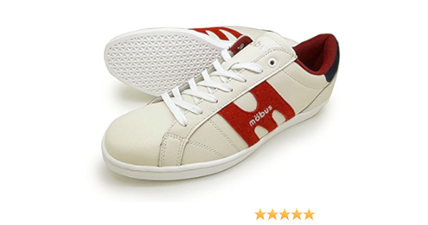 Amazon Mobus モーブス Romnitz ロムニッツ 26 0 42 2 クリーム C レッド ネイビー メンズ 本革 カジュアル スニーカー 男性 靴 レザー ノーブランド品 スニーカー