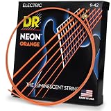 DR エレキ弦 NEON ニッケルメッキ オレンジ カラー コーテッド .009-.042 NOE-9