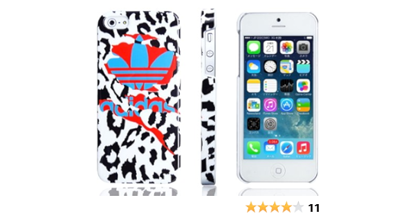Amazon Iphone5 ケース Adidas Jeremyscott アディダス ジェレミースコットコラボケース レオパード Adidas アディダス 家電 カメラ