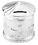 Haysom Interiors クラシックな銀メッキされたメリーゴーラウンドの子供用貯金箱