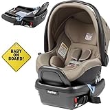 Peg Perego - Primo Viaggio 4-35 Car Seat w Extra Base and Baby on Board Sign - Cream by Peg Perego