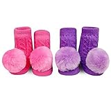 WADDLE SOCKSHOSIERY ベビー・ガールズ カラー: パープル