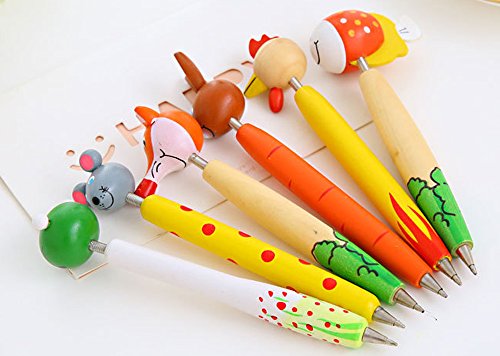 ココ)COCO 文具 【お楽しみデザイン4本】ボールペン ナチュラル