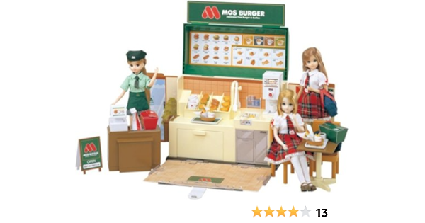 Amazon リカちゃん モスバーガーショップ ハウス おもちゃ