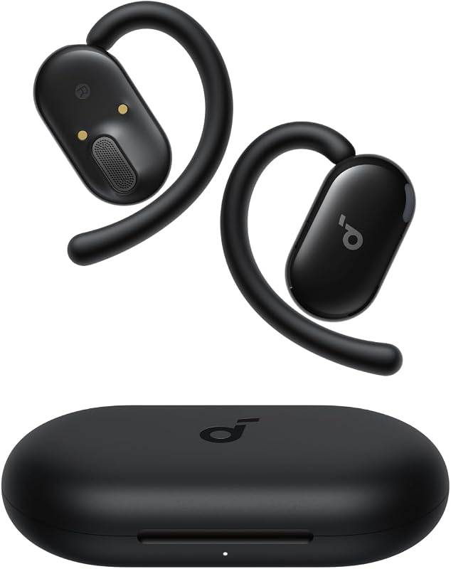 Anker Soundcore V20i(Bluetooth 5.4)【オープンイヤー型ワイヤレスイヤホン / IP55防塵防水規格/ 最大36時間再生 / マルチポイント接続】ブラック