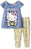 Hello Kitty Baby Girls ' Woven Tシャツとレギンスセット2 US サイズ: 0-3 months