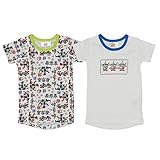 ディズニー男の子トイストーリー綿100%フライス半袖肌着2枚組90cm:95cm (90cm)