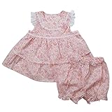 《初夏盛夏対応》(日本製) Pample Mousse(パンプルムース) 布帛ローン小花柄ノースリミルキースーツ 70cm /PK NO.DP-72403