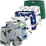 Micoce キッズ ボクサーパンツ 男児 パンツ 綿 恐竜 子犬 掘削機 ジオメトリ オートバイ柄 男の子 下着 肌着 前開き 幼児 小学生 インナー下着 6枚組 100 110 120 130 140 150cm