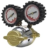 Uniweld RMC2 Patriot Series Acetylene Regulator with "A" Outlet Connection and 200 CGA Inlet [並行輸入品]