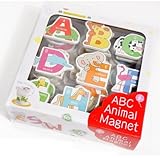 木のおもちゃ 知育玩具 ＡＢＣアニマルマグネット