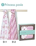 aden + anais (エイデンアンドアネイ) おくるみ 2枚セット 出産祝い 【並行輸入品】D Princess-posie