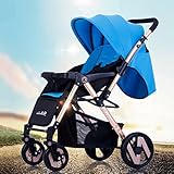 プッシュチェアベビートロリーライトアンブレラカー四輪衝突折り畳みは、子供のカートに乗ることができます