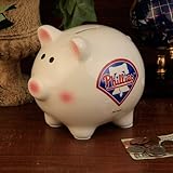 MLB Philadelphia Phillies公式チーム貯金箱、マルチカラー、1サイズ