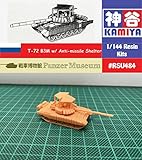 Generic 1/144 Russian T72B3M Main Battle Tank/w Anti-missile Shelter Resin Kit