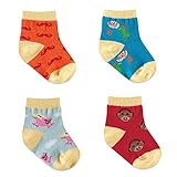 Sock It To Me キッズソックス ４足 ギフトセット “Orange” オレンジ [キッズクルーソックス 靴下] pic0004