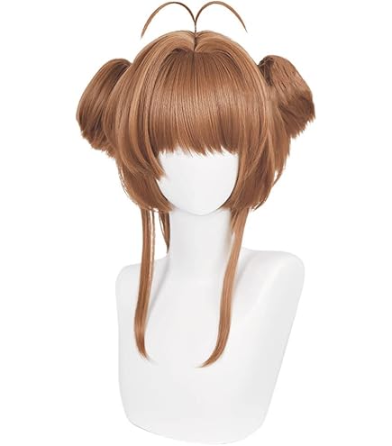 Amazon.co.jp: 木之本桜 コスプレウィッグ ブラウンウィッグ 耐熱