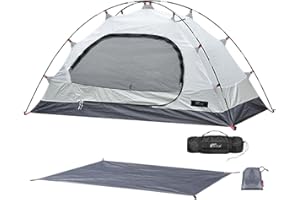 FIELDOOR カンガルーテント100 インナーテント ＆ グランドシート  コンパクト 軽量 収納 大型テント シェルター トンネルテント 2ルームテント キャンプ アウトドア 屋内 ソロ