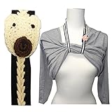 らくらく授乳ストラップ 楽々 授乳ストラップ　授乳クリップに代わるママの便利グッズ (クマ)