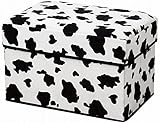 SPACE-KIT アニマル柄 スツール BOX ウシ (M) N-8954