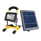 ラナビ 車ソーラー LED 投光器 ライト 10W 3充電モード 夜釣りライト 船舶照明 アウトドア 昼光色 LLOL06709