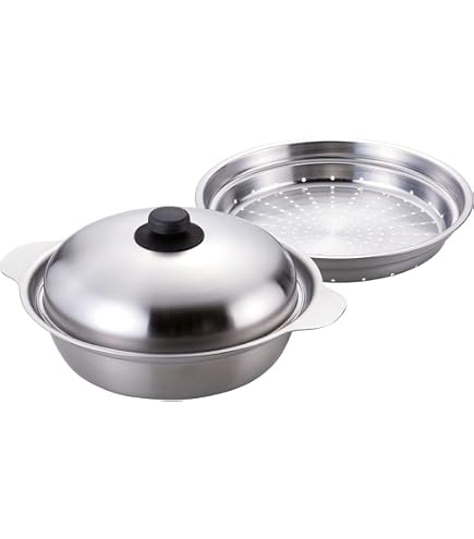 Amazon.co.jp: 燕三条製 肴七味 ステンレス製 卓上鍋24cm : ホーム
