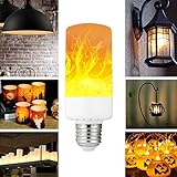 リアルなちらつきFlaming Fire Flame効果ライトLED電球、電球ランプ電球クリスマスハロウィン屋外のガーデンホテルバーホームレストラン装飾照明( e27 5 W 3モード)